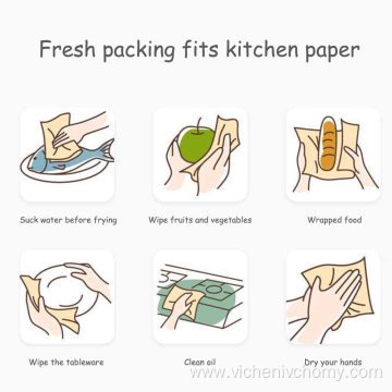 Disposable white kitchen cleaning cloths